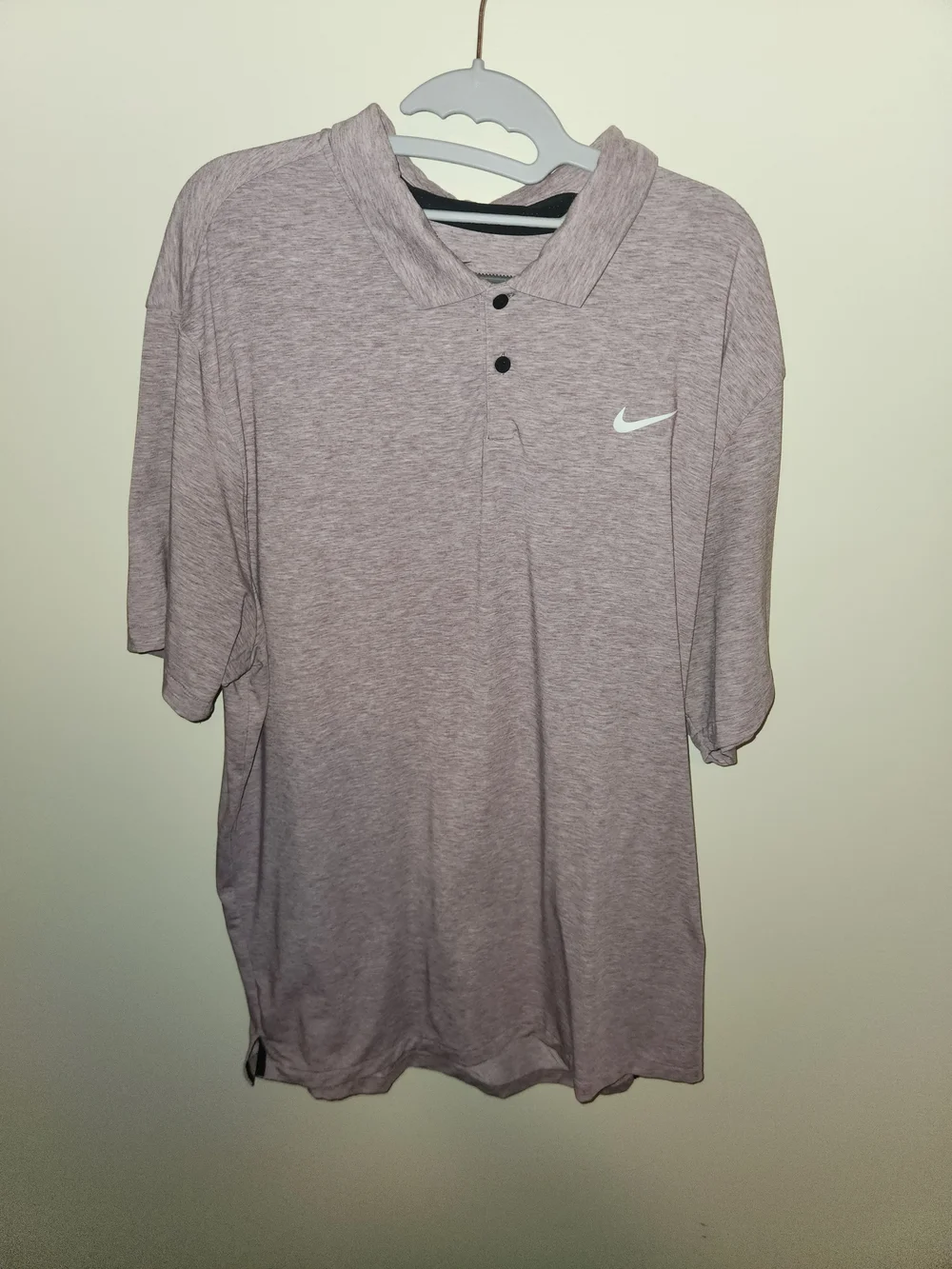 Nike Men’s Heathered Mauve Polo